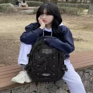코드그라피 CODEGRAPHY CGP 아치 로고 백팩 34L-블랙