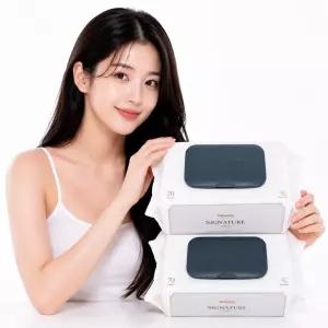 베베숲 아기물티슈 시그니처 그린 캡형 70매, 20팩