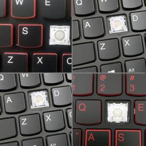 교체용 키캡 힌지 Lenovo Legion Y530 -15ICH Y7000P-1060 Y7000-2019 Y540-15IRH Y545 키보드용 신