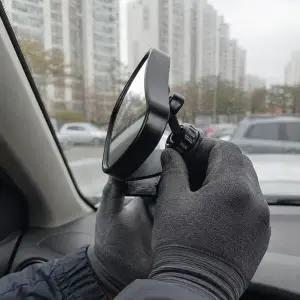( )차량용 사각지대 보조미러 흡착식 각도조절 보조거울 차량용품 단일색상