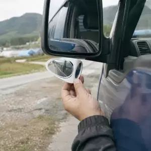 ( )차량용 사각지대 보조미러 광각 곡면 운전석 양면접착식 360도 회전