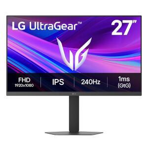 LG 27G440A-B 27인치 울트라기어 풀 HD (1920 x 1080) IPS 게이밍 모니터, 240Hz, 1ms, G-SYNC 호환, FreeSync 프리미엄, HDMI 2.1, 디스플레이포트, 기울기/높이/스위벨/피봇 조절 스탠드, 블랙