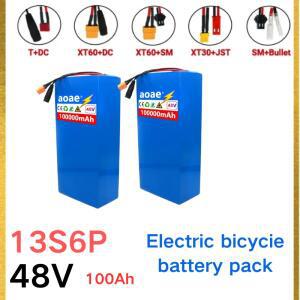 100% 새 원본 48V 100Ah 13s6p 리튬 배터리 팩 48v 100000mAh 2000W Citycoco 전동 스쿠터 내장 50A BMS