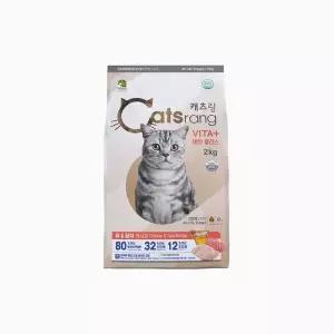 [하프클럽/셀럽하우스]비타플러스 캣츠랑 2kg 고양이 사료 전연령 반려묘 식사 건식 간편식