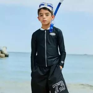 ARENA KIDS 넘버링 아동 집업 래쉬가드 A5BB1BC06BLKA5BB1BC06BLK