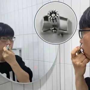 코털제거기 스텐레스 반영구 수동 콧털정리기