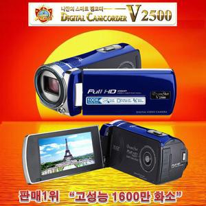 판매1위 스마트캠코더 V2500 소니 터치스크린 비디오카메라 디카100배줌 최신형액션캠 삼성카메라 보다우수