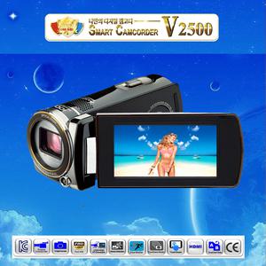 판매1위 스마트캠코더 V2500 소니 터치스크린 비디오카메라 디카 100배줌 1600만화소 삼성카메라 보다우수
