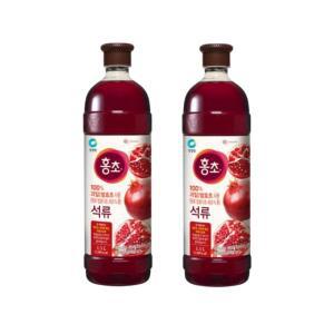 청정원 홍초 석류 1.5l 2개
