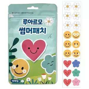 [루아르모]썸머패치 썸머밴드 야외활동 스티커 18매입