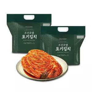 (매장정품) NS홈쇼핑 [피코크]조선호텔 포기김치 4kg 2팩 (총8kg)[34528996] 232381