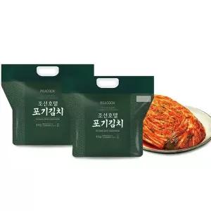 (매장정품) 신세계푸드 피코크 조선호텔 포기김치 4kg 2팩 총 8kg 232267