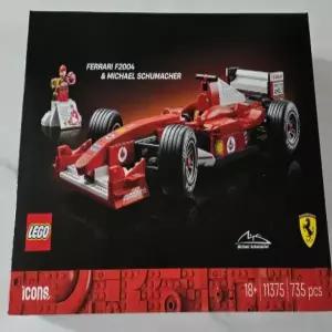 레고11375 Ferrari F2004와 미하엘 슈마허