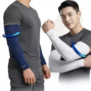 특대 매직 쿨토시 우노스 굵은팔 스트라이프무늬 자외선차단 골프 등산 낚시 대형 작업토시