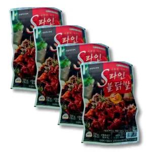 원앙에프앤비 원앙닭발 뼈없는 S라인 불닭발 230g 4팩