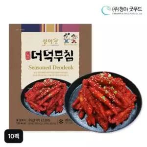 청아찬 강원도 산골 더덕무침 100gX10팩