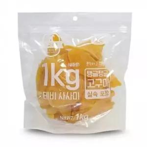 테비 고구마 1kg 애견간식 반려견간식 강아지 수제 풍부 섬유질 WFOERRM