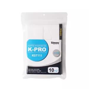 키모니 하이소프트 EX K-PRO 오버그립-12ps KGT111/ 흰색 12개입/ 테이프/ 배드민턴/ 테니스/ 스쿼시