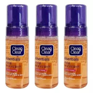 클린앤클리어 에센셜 훼이 포밍 클렌저 150ml X 3개폼세안제 페이저 거품저 거품제 클렌징 폼징 징폼 용품