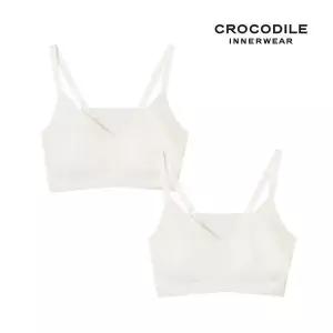 크로커다일 쿨라이트 실키핏 일체형 스트랩 브라 2종 오트밀 CDWBR6N46_2 1256226