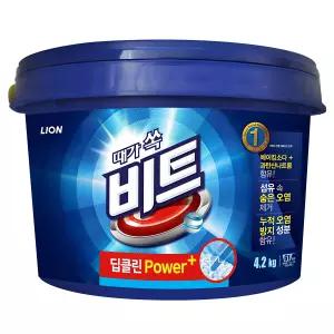 비트 딥클린 파워 플러스 분말세제 본품 4.2kg 1개