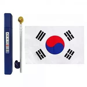 고품질 태극기 국기함 보관용 깃대 깃발 깃대봉 깃봉 태극기봉 탁상용국기 가정용국기 WFO9SG3