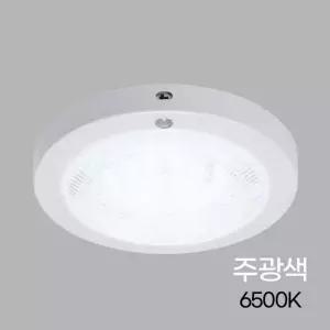 도트링 원형 LED 센서등 15W 주광 현관조명등 동작감지led 복도전등 베란다등