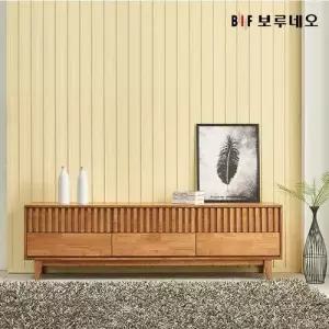 앳홈 비엔나 러버우드 원목 2단 1800 와이드 거실장 서랍장