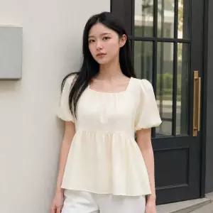 JJ지고트 백리본 스퀘어넥 프릴 블라우스 GS6N0BL621 1354797