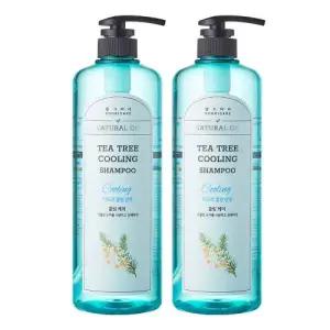 댕기머리 허벌 티트리 쿨링 샴푸 1000ml 2개