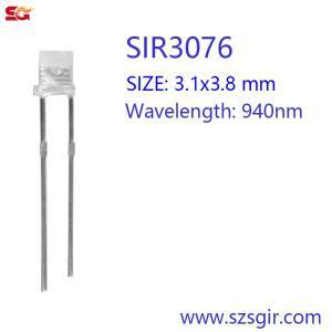 20개 3mm 평면 렌즈 940nm IR LED SIR3076 적외선 발광 다이오드