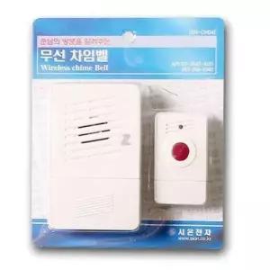 도어벨 무선차임벨 초인종 방범 다용도 호출벨 현관 WFOR49J