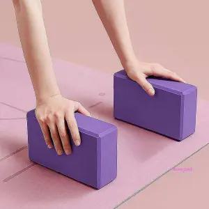 밸런스 2p세트 홈트 필라테스블럭 EVA 퍼플 요가블록lmn301