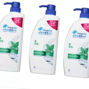 (올핀)헤드앤숄더 쿨멘솔 샴푸 850ml 3묶음 - 피앤지 딥클린 모발케어