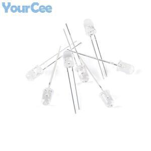 50개 led 3mm 940nm ir 적외선 방출 다이오드 둥근 관 빛 램프 물 명확한 에미 터