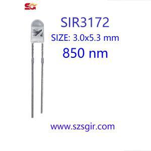 20개 850nm 3mm 적외선 LED SIR3172 IR 방출 다이오드