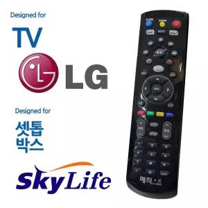 매직ON LG TV 스카이라이프 셋톱박스 만능 통합리모컨 업소용 기숙사