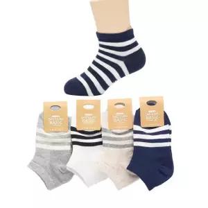 국산 7-8세 초등학생 발목 양말 삼선라인 5켤레 세트