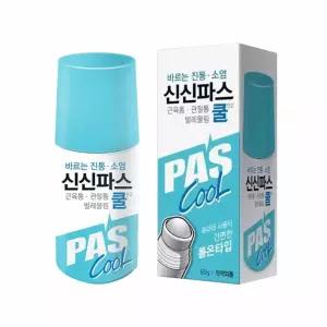 신신파스 쿨 연고 60g 바르는 롤온 타입 1개