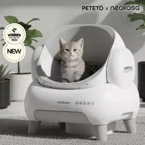 코오롱 페테토 Neakasa 오픈형 고양이 자동화장실 M1 Plus 화이트