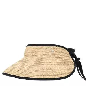 헬렌카민스키 26SS 내추럴 미드나잇 미타 라피아 바이저햇 HAT50220 NATURAL MIDNIGHT