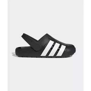 아디다스 ADIDAS 아딜렛 클로그 2.0 - 블랙화이트 / JQ8058 JQ8058