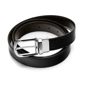 몽블랑 MUST IT_남성 30mm Horseshoe 양면 가죽 벨트111080