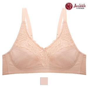 (비너스자스민) JBR1265 인견 레이스 노와이어 풀컵 브라 (연브라운/80A~95C)