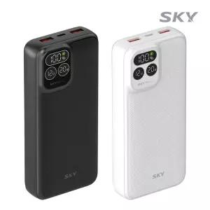스카이 필 22.5W 고속충전 20000mAh LCD잔량표시 보조배터리 PD20