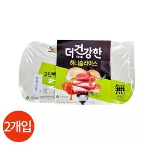 CJ 더건강한 허니 슬라이스 햄 350g x 2개