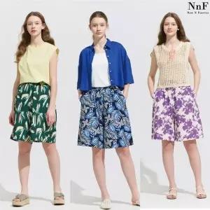 [신세계라이브쇼핑][1+1+1] NNF 여성 스판 바캉스 반바지 3종 (N08W-3)