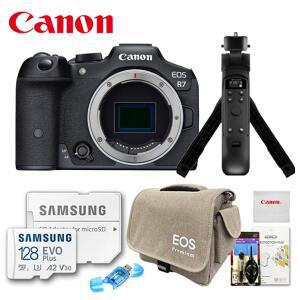캐논 정품 EOS R7 BODY / 정품미개봉박스 / 아이리버 슈팅그립 패키지 7종세트 / 128G+슈팅그립 / TJ