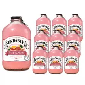 분다버그 핑크 그래이프푸르트 탄산음료, 375ml, 10개