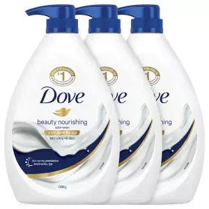 도브 바디워시 대용량 바디클렌저 1000ml 3개
